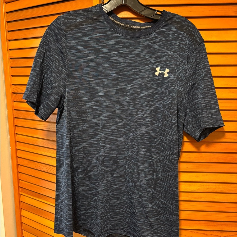 Under Armour blue athletic shirt